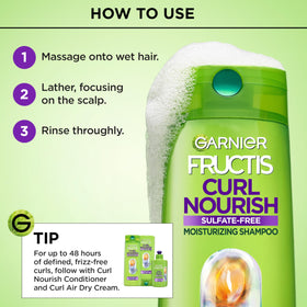 Garnier Curl Nourish Shampoo with Curl Nourish Conditioner
