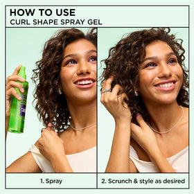 Garnier Curl Shape Defining Spray Gel with coconut water and shea butter
