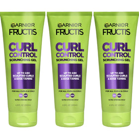 Garnier Fructis Curl Control Scrunching Gel 3-Pack front view
