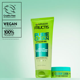Garnier Fructis Pure Clean Finishing Paste in lifestyle setting