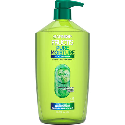 Garnier Fructis Pure Moisture Hydrating Shampoo 33.8 Fl Oz front view