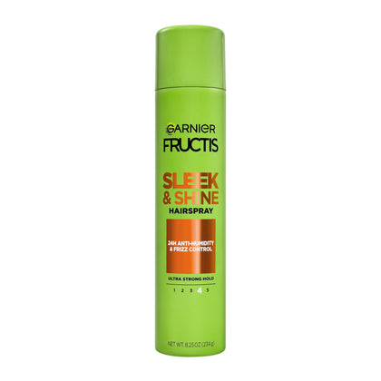 Garnier Fructis Sleek & Shine Hairspray 8.25 oz front view