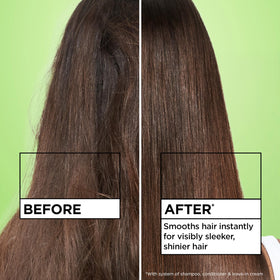 Garnier Fructis Sleek & Shine Leave-In Conditioner Cream back view