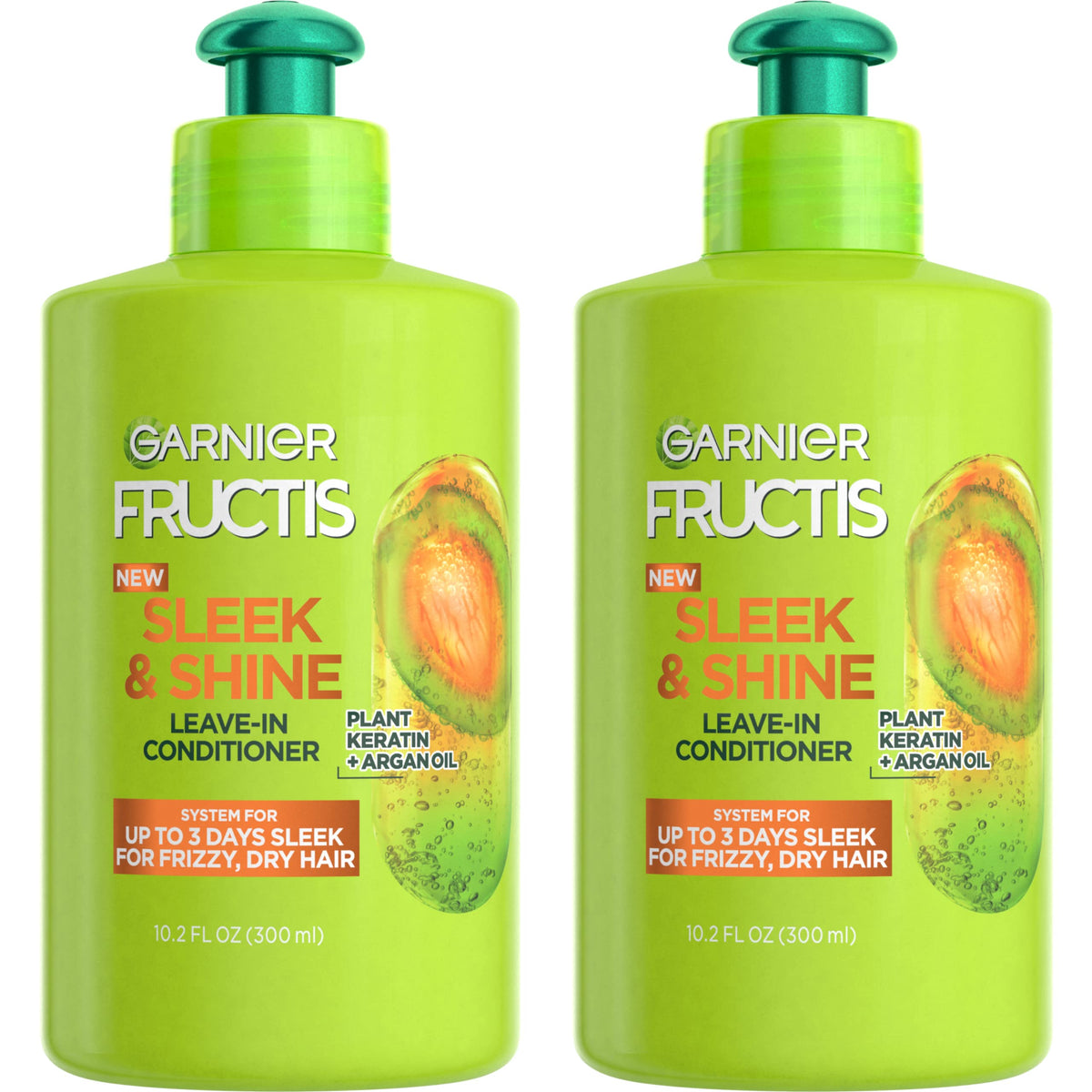 Garnier Fructis Sleek & Shine Leave-In Conditioner Cream front view