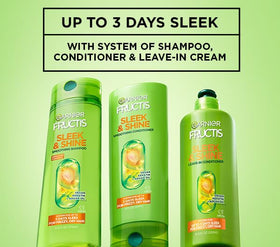 Garnier Fructis Sleek & Shine Leave-In Conditioner Cream with argan oil and plant keratin
