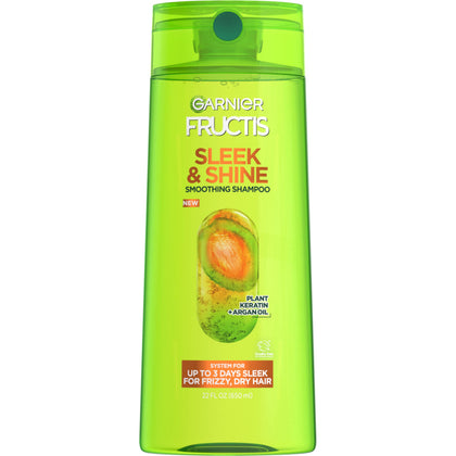 Garnier Fructis Sleek & Shine Shampoo 22 fl. oz. front view