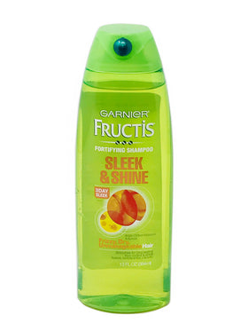Garnier Fructis Sleek & Shine Shampoo 384ml back view