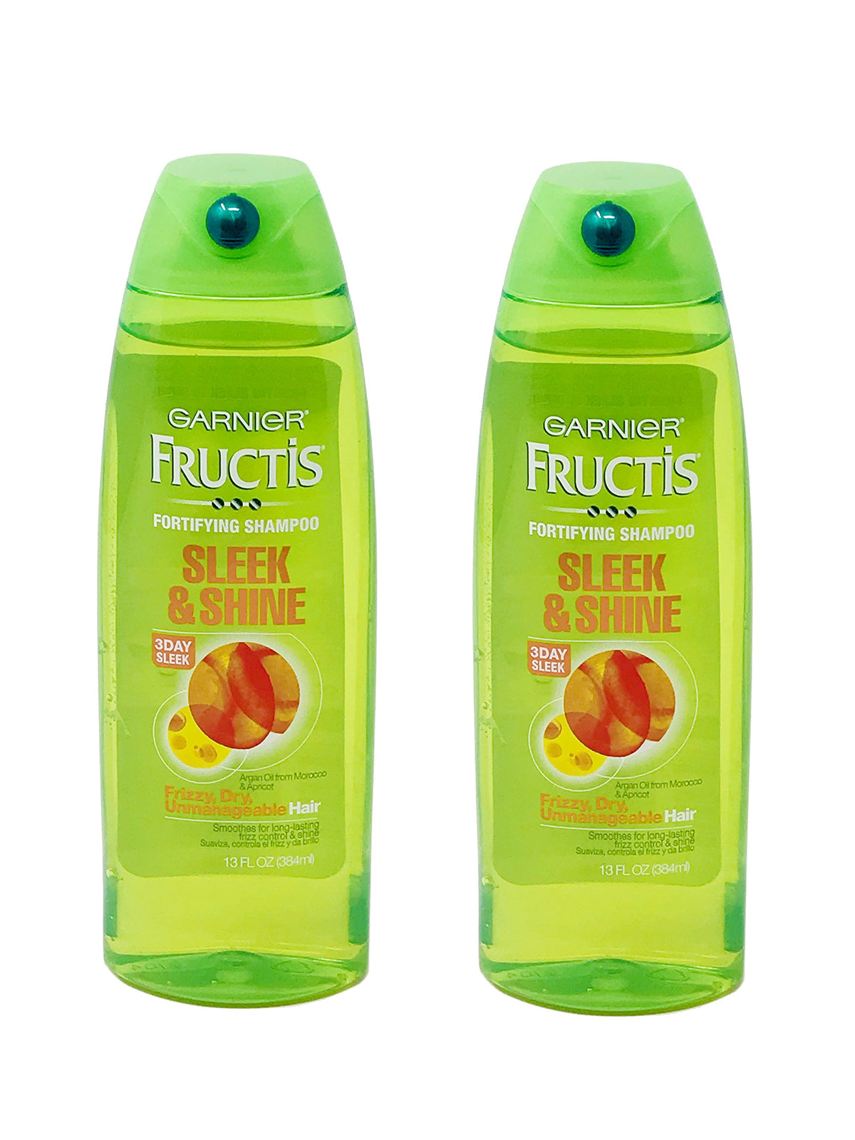 Garnier Fructis Sleek & Shine Shampoo 384ml front view