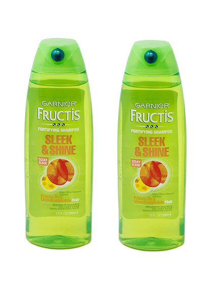 Garnier Fructis Sleek & Shine Shampoo 384ml front view