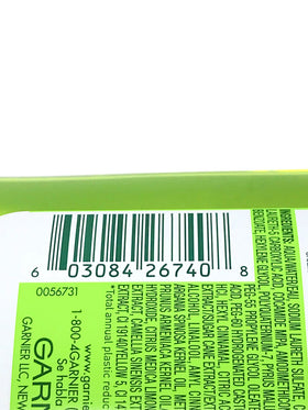 Garnier Fructis Sleek & Shine Shampoo 384ml with ingredients list