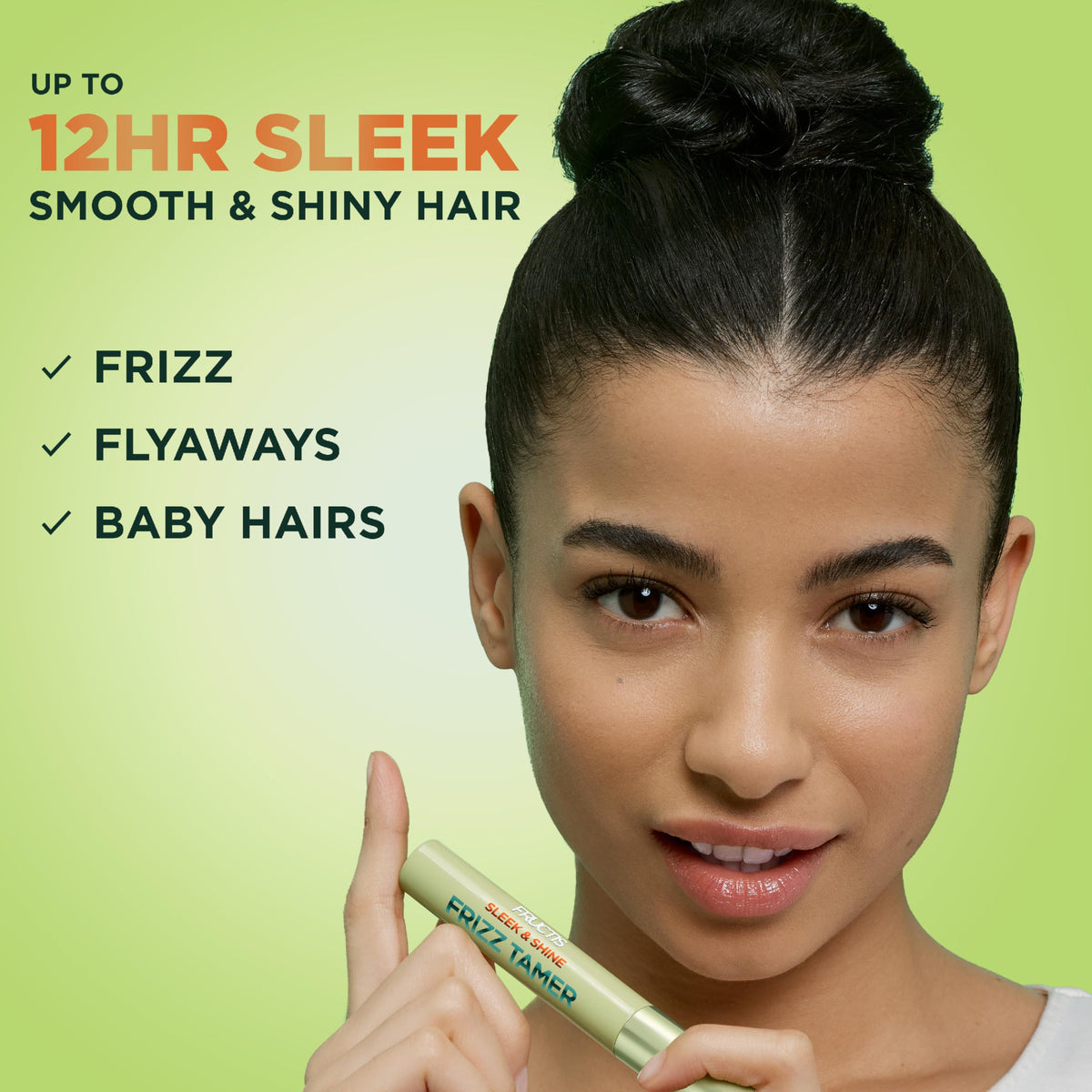 Garnier Fructis Sleek & Shine Wand with packaging