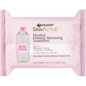 Garnier Micellar Facial Cleanser Wipes front view packaging
