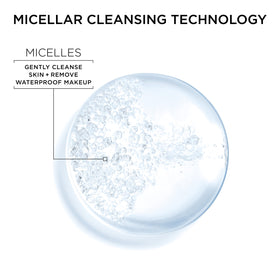 Garnier Micellar Water 400ml in lifestyle setting on bathroom counter