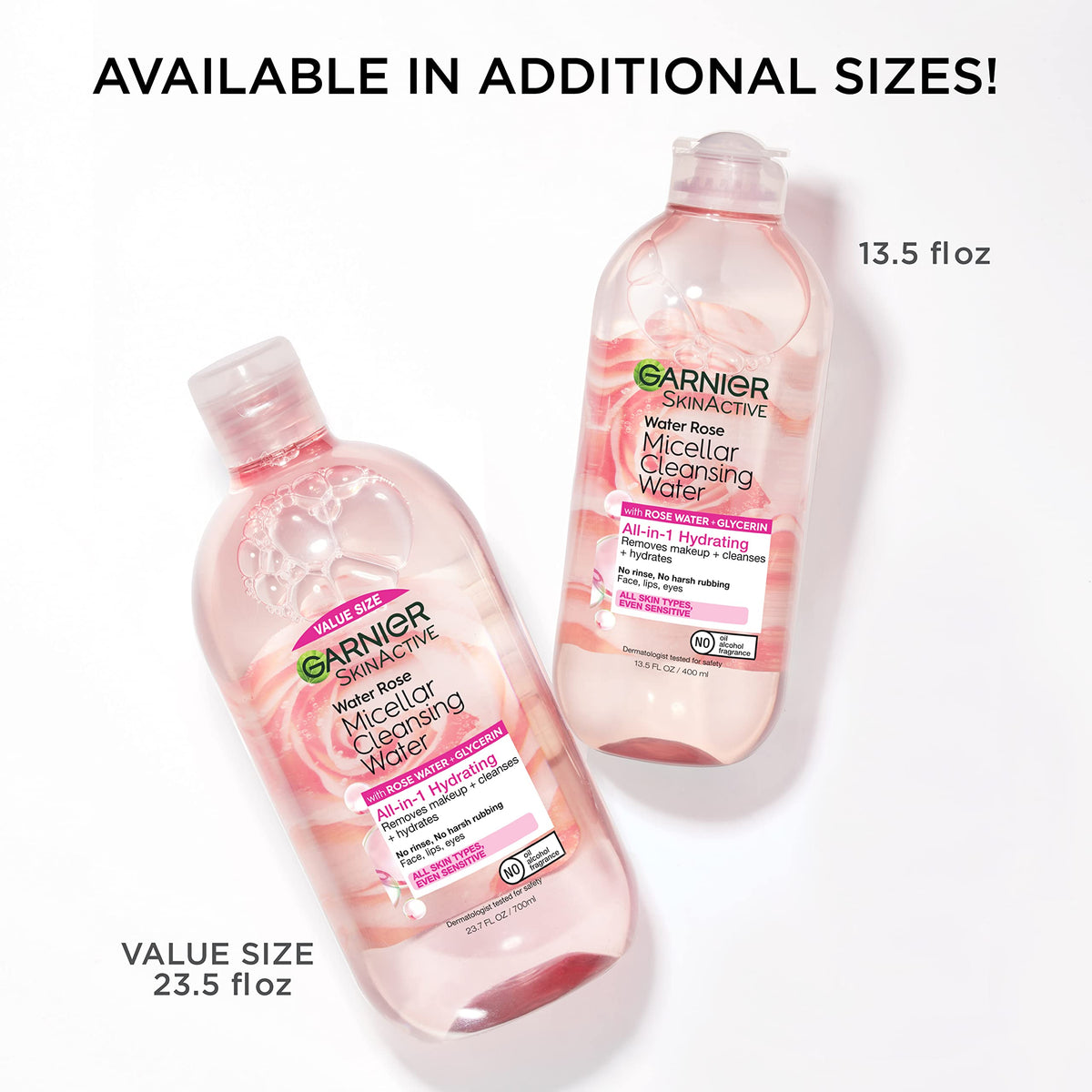 Garnier Micellar Water 400ml with rose petals