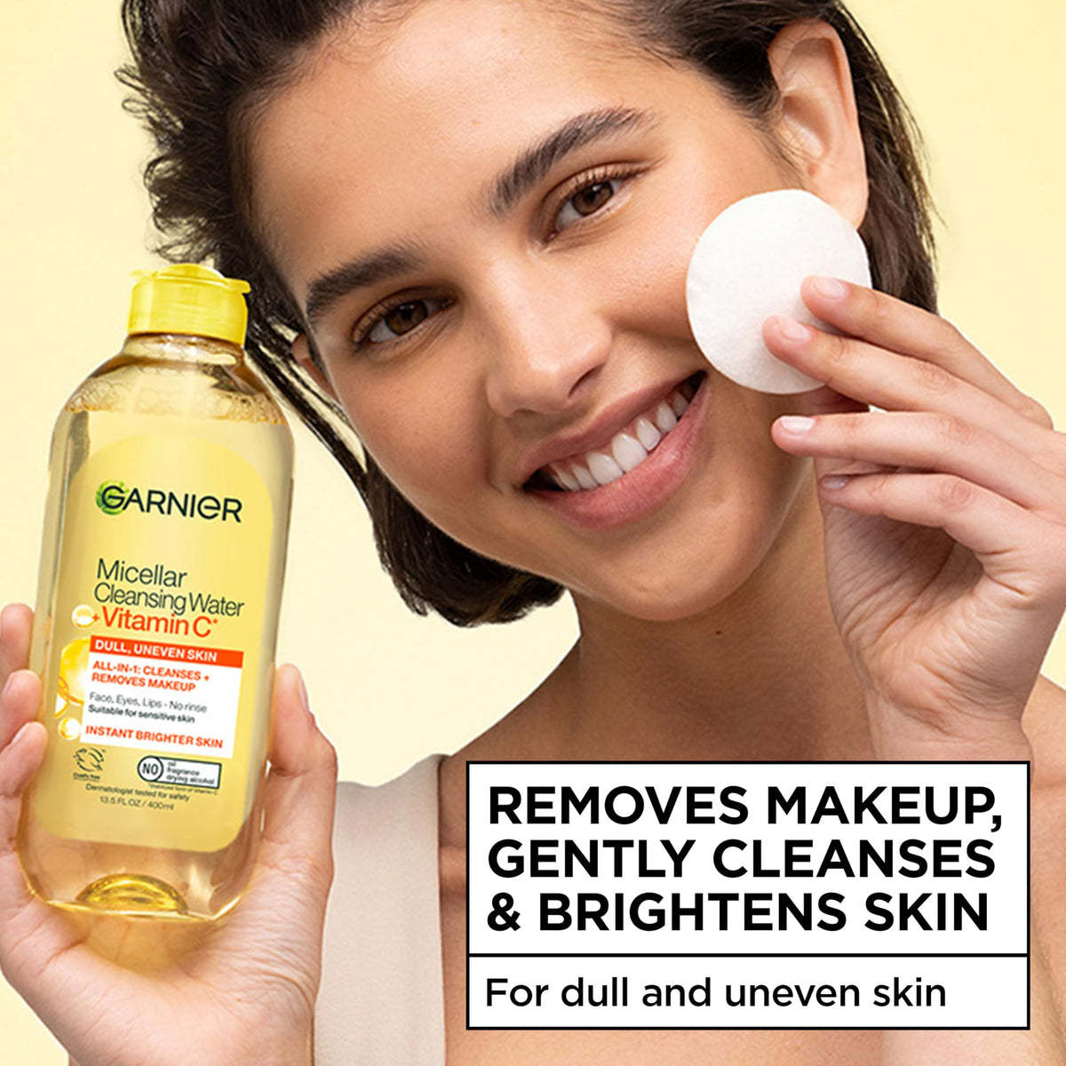 Garnier Micellar Water bottle side view