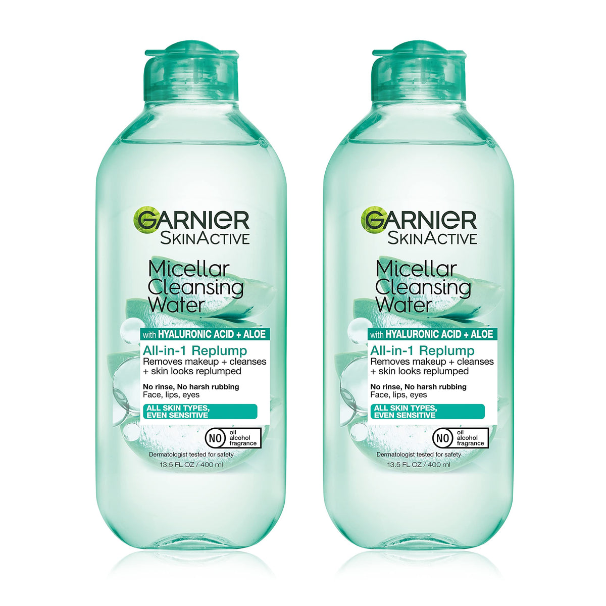Garnier Micellar Water with Hyaluronic Acid 400ml front view
