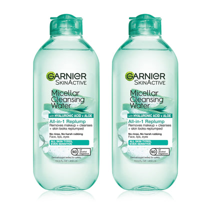 Garnier Micellar Water with Hyaluronic Acid 400ml front view