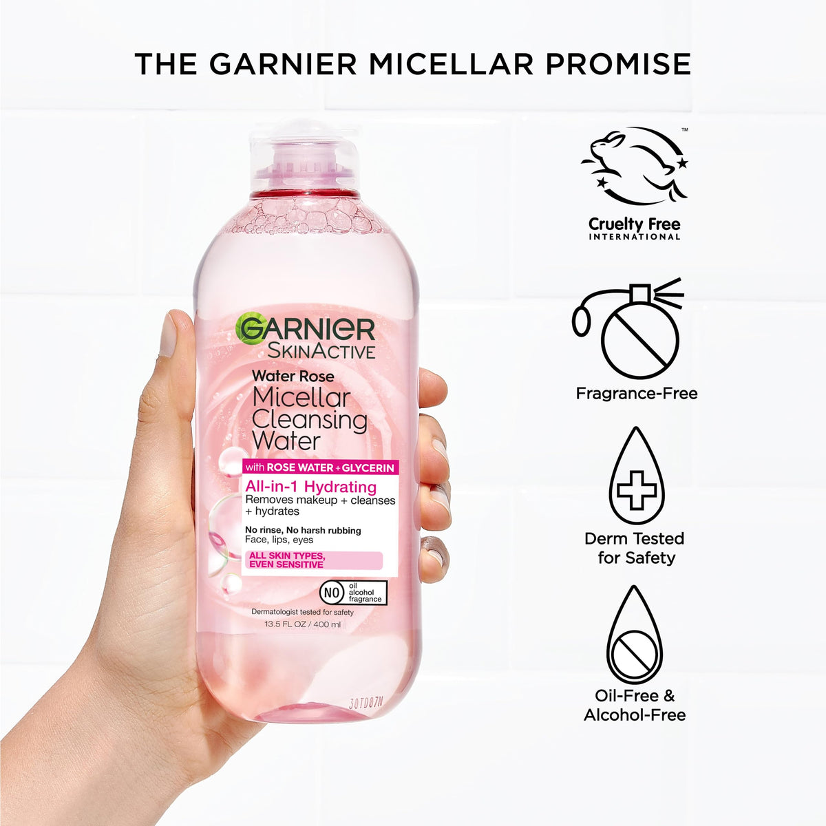 Garnier Micellar Water with Rose Water 400ml product details