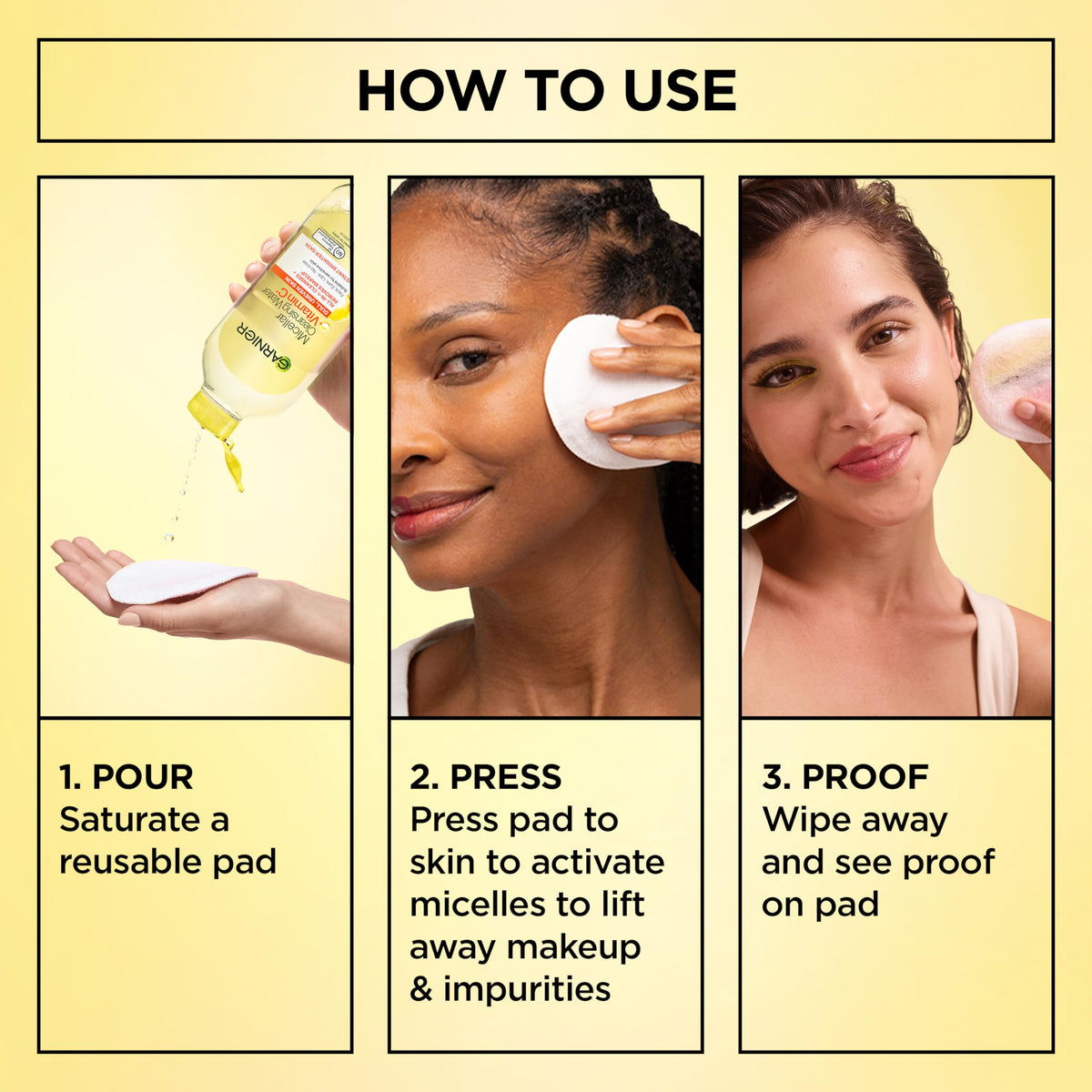 Garnier Micellar Water with Vitamin C lifestyle shot