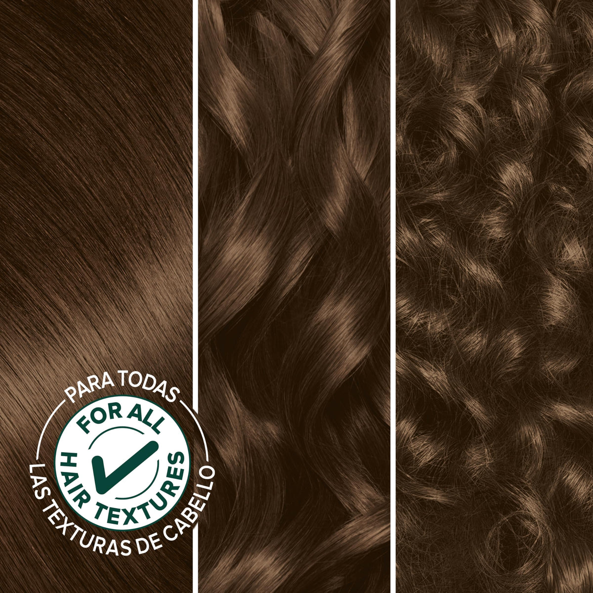 Garnier Nutrisse hair color application process with gloves