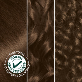 Garnier Nutrisse hair color application process with gloves