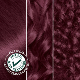 Garnier Nutrisse hair colour application process with gloves