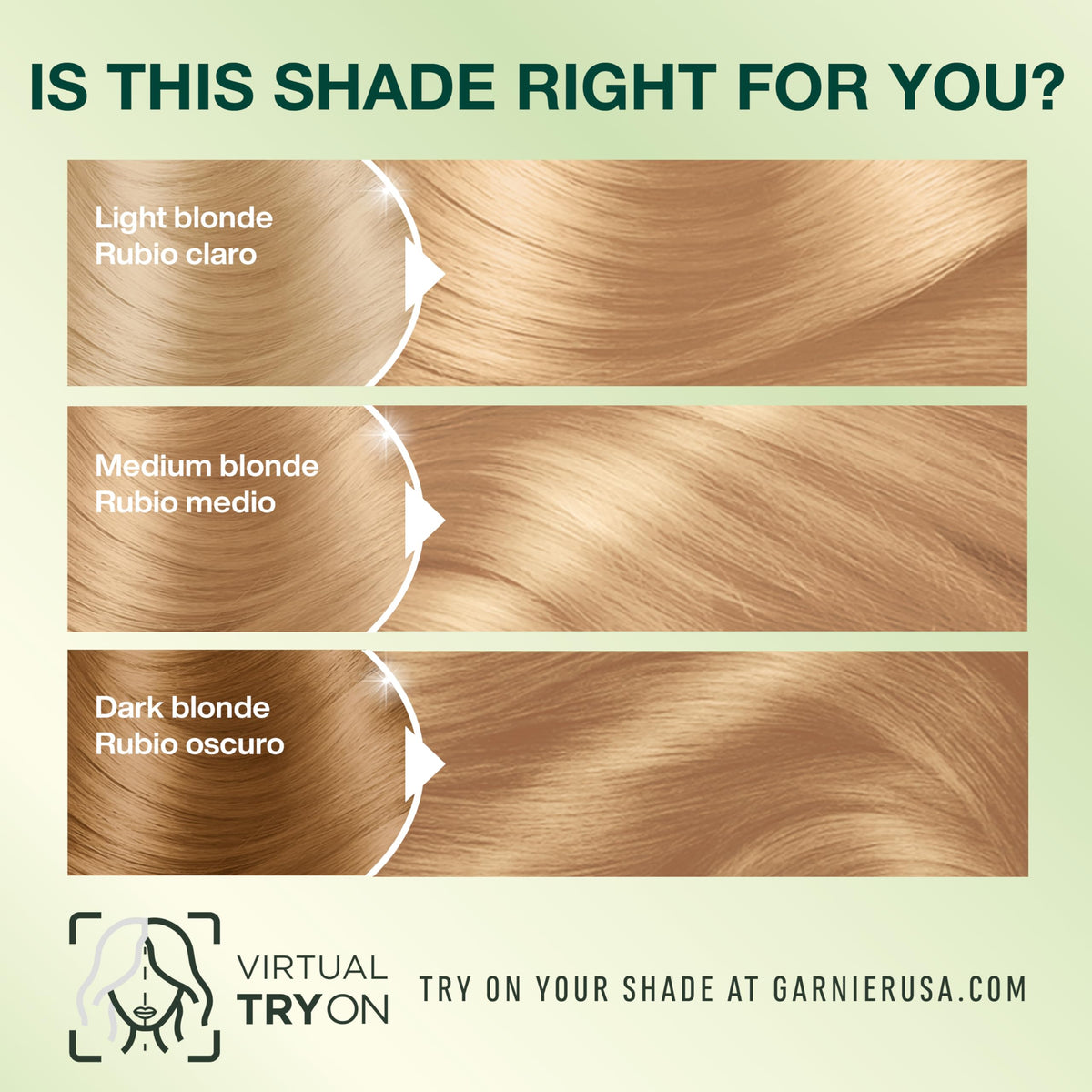 Garnier Nutrisse hair colour before and after comparison