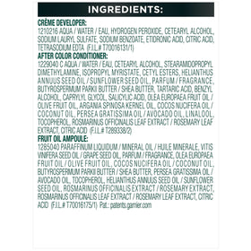 Garnier Nutrisse hair dye application tools and gloves