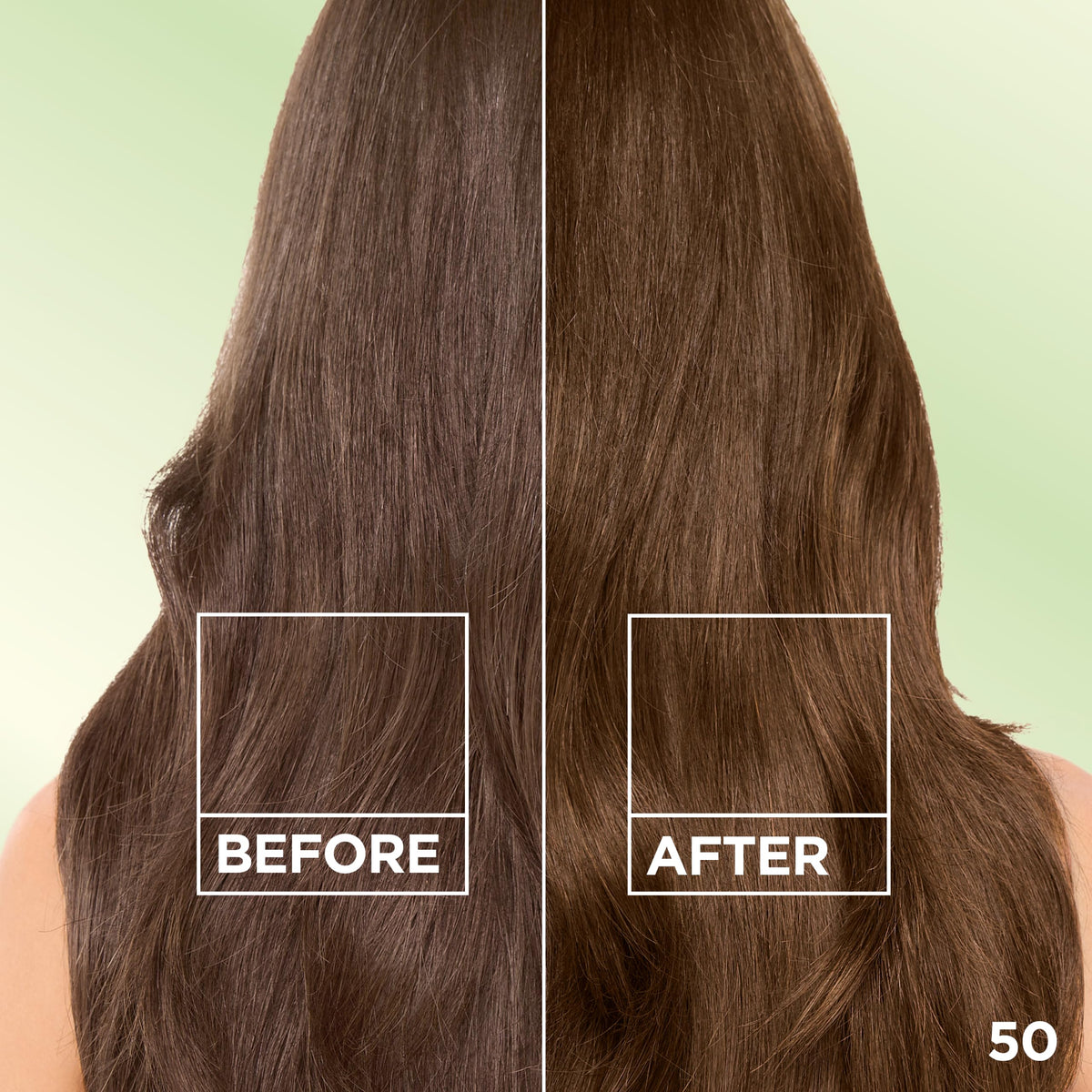 Garnier Nutrisse hair dye ingredients list on packaging