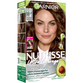 Garnier Nutrisse Ultra Coverage Hair Colour 600 Deep Light Natural Brown front view