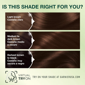 Garnier Nutrisse Ultra Crème Hair Color 434 Deep Chestnut Brown mixed product ready for application