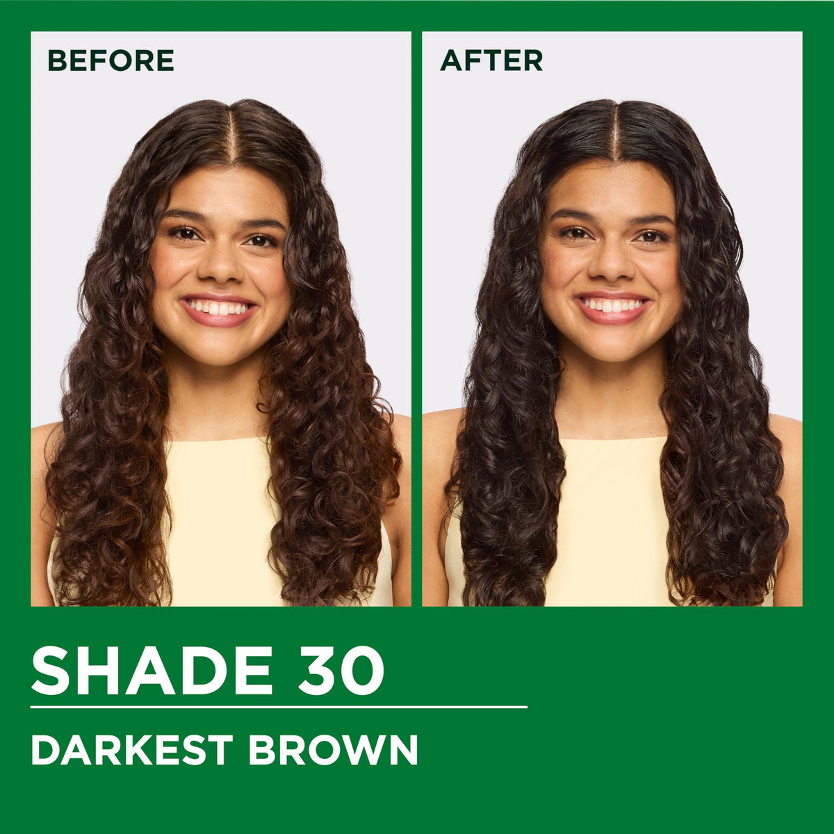 Garnier Nutrisse Ultra Crème Hair Color after application results