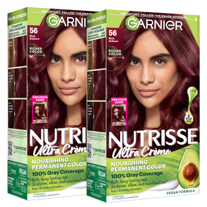 Garnier Nutrisse Ultra Crème Hair Colour 56 Rich Auburn front view