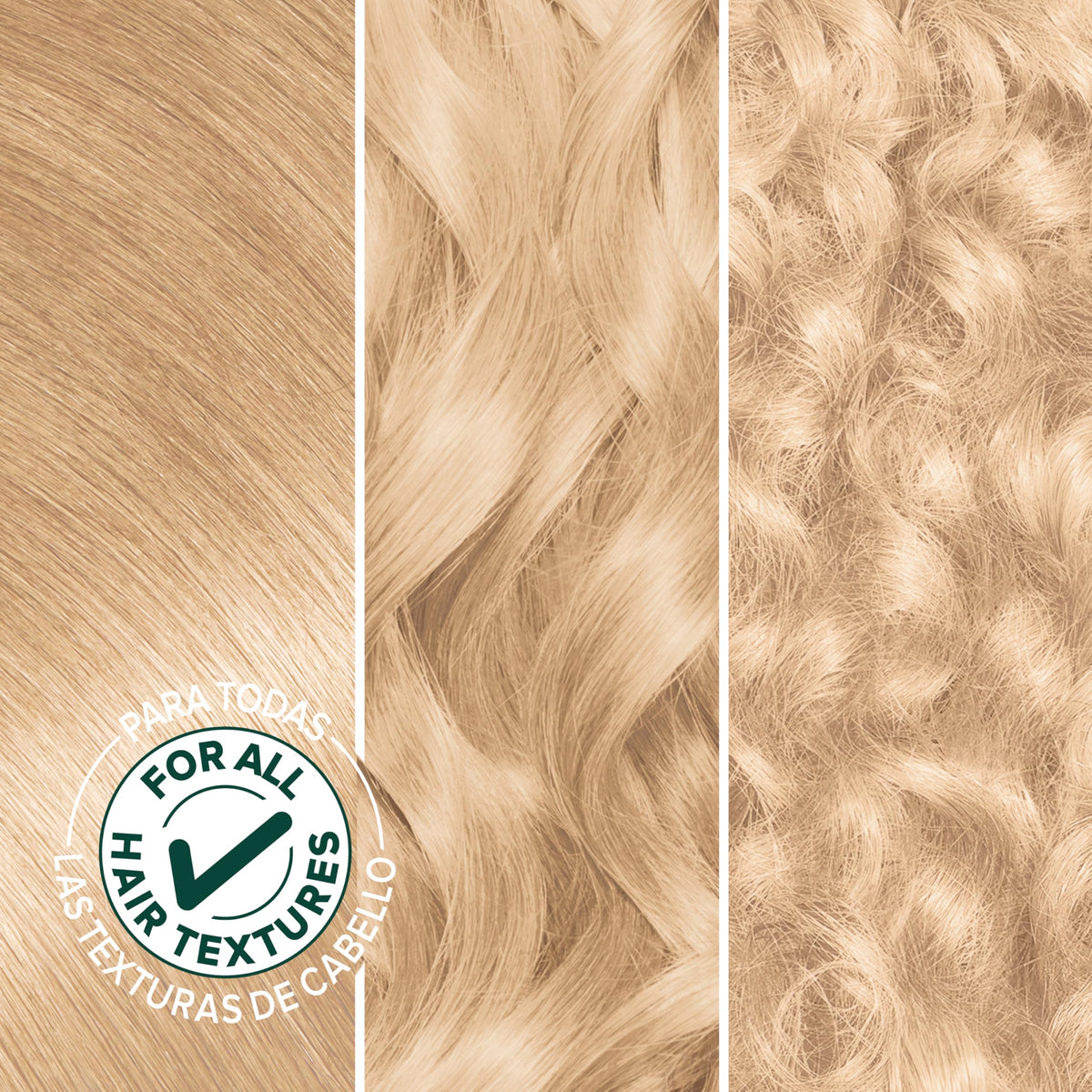 Garnier Nutrisse Ultra Crème Hair Colour components including colourant, developer, and oil ampoule