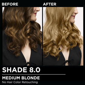 Garnier Olia Hair Colour 8.0 Medium Blonde after-colour conditioner