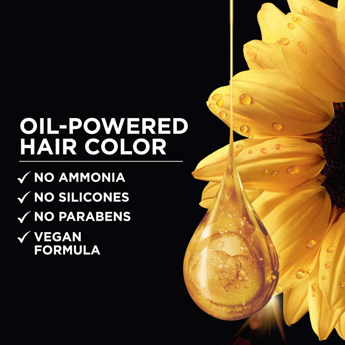Garnier Olia Hair Colour after application results