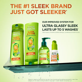 Garnier Sleek & Shine Conditioner bottle front view