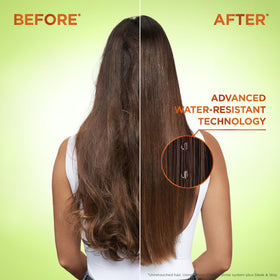 Garnier Sleek & Shine Leave-In Conditioner texture close-up