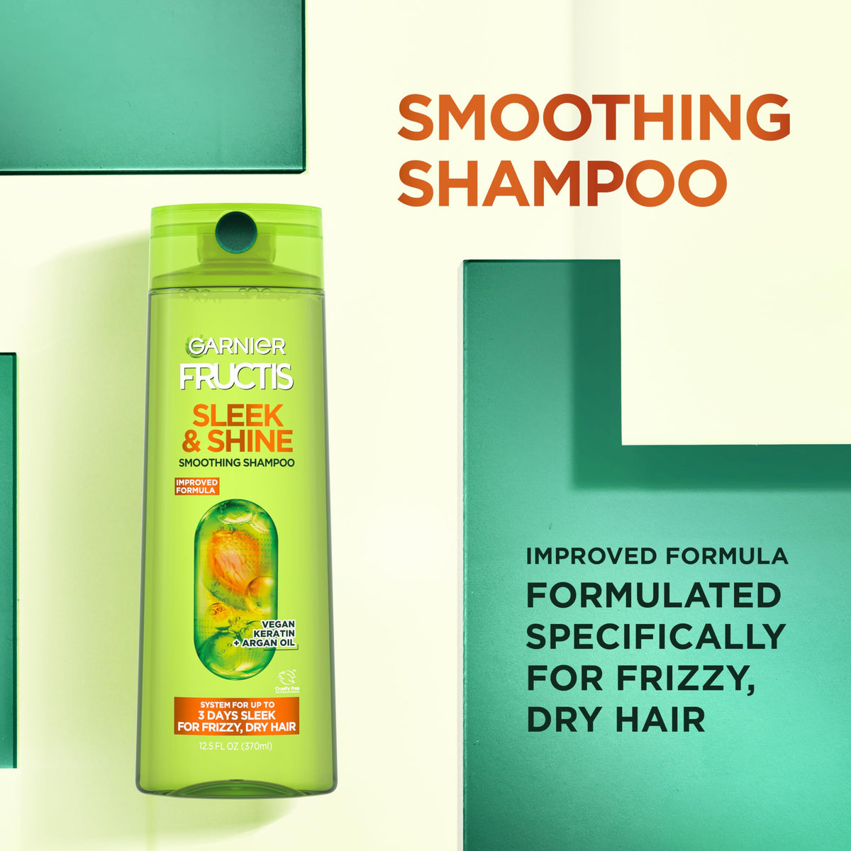Garnier Sleek & Shine set with all three products displayed