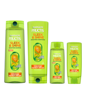 Garnier Sleek & Shine Shampoo 12.5 Fl Oz front view