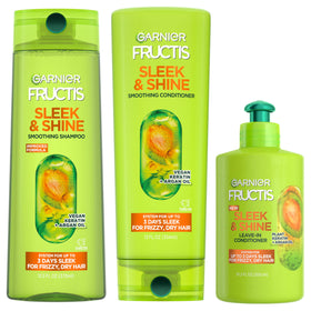 Garnier Sleek & Shine Shampoo bottle front view