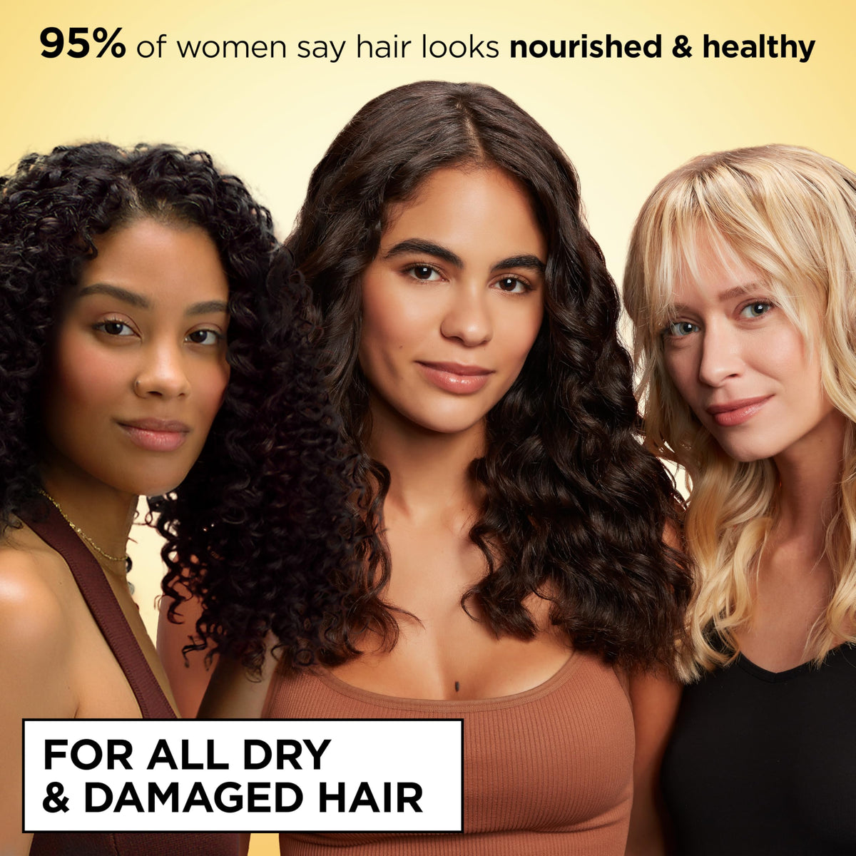 Garnier Whole Blends Honey Treasures Shampoo creamy texture close-up
