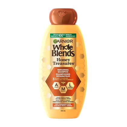Garnier Whole Blends Repairing Shampoo Honey Treasures front view