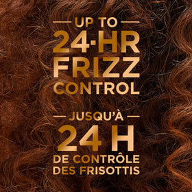 Garnier Whole Blends Smoothing Leave-In Conditioner back view with ingredients