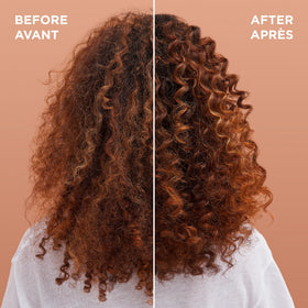 Garnier Whole Blends Smoothing Leave-In Conditioner side view showing packaging