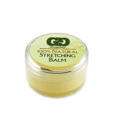 Gauge Gear Ear Stretching Balm 10ml jar front view