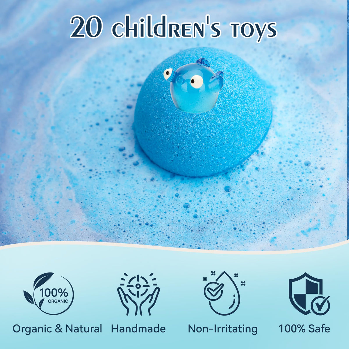 GDXINYES Bath Bombs featuring various animal toys