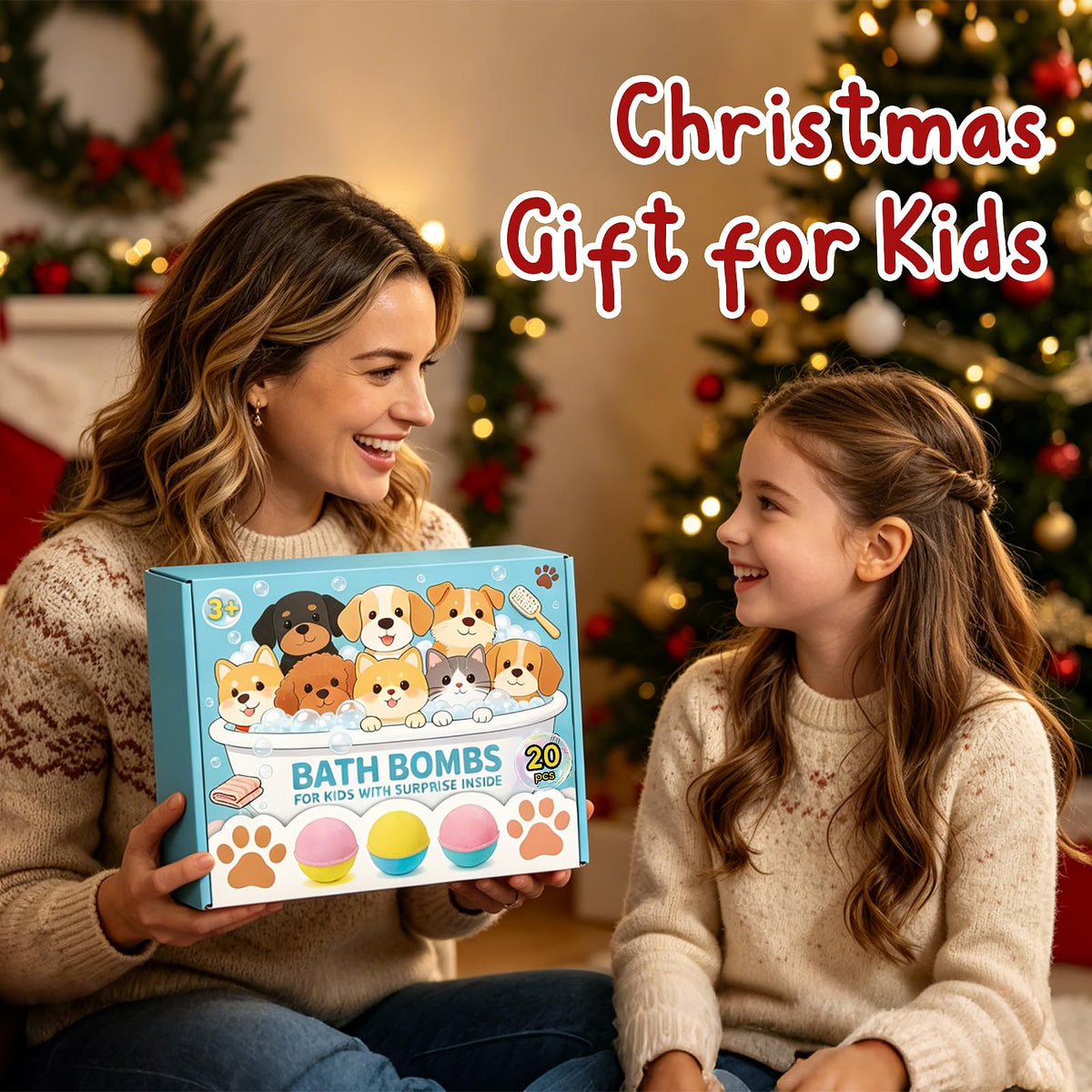 GDXINYES Bath Bombs gift box with cute design