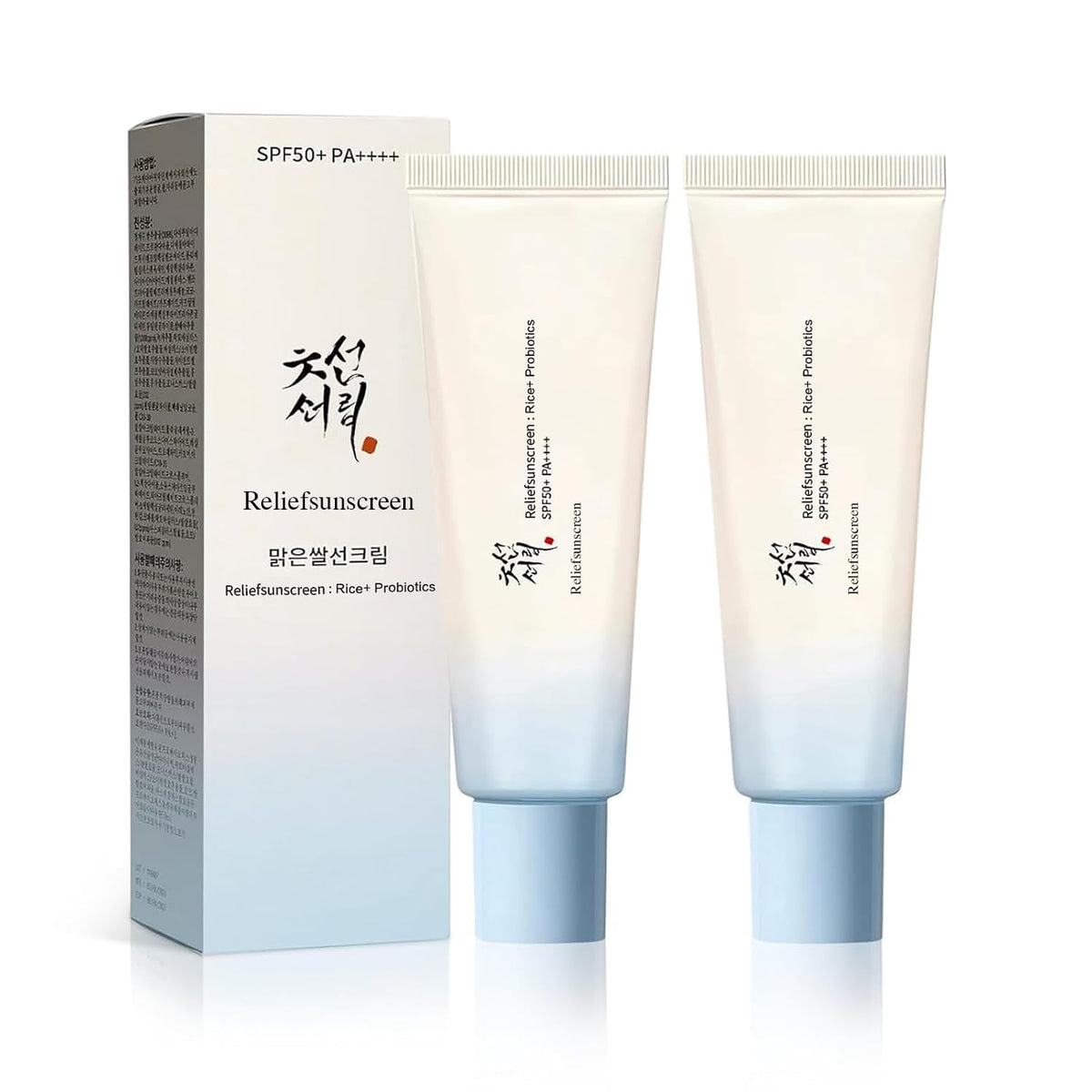 GEBUTP Korean Sunscreen SPF50 front view with packaging