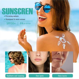GEBUTP Korean Sunscreen SPF50 in outdoor setting